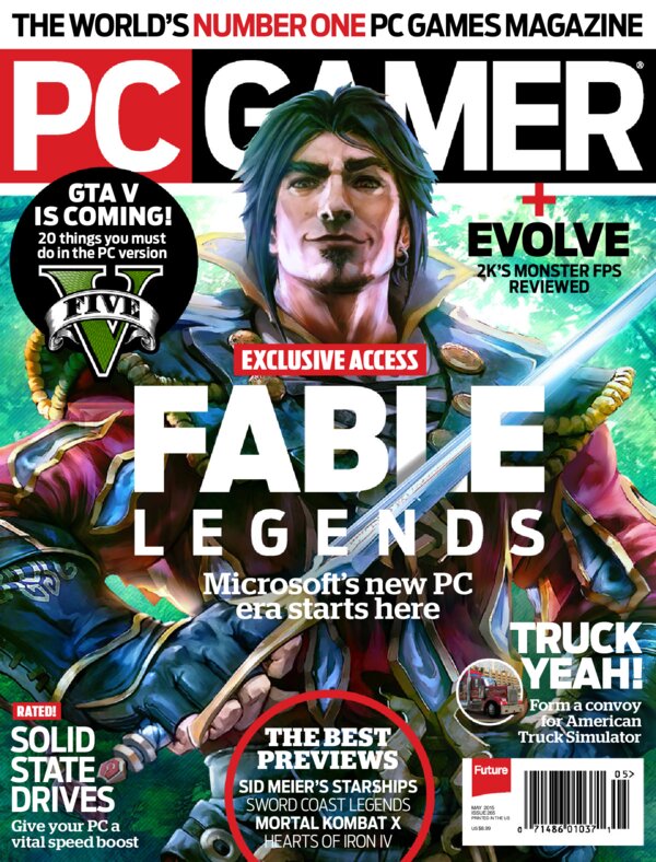 05. PC Gamer USA   May 2015 cover